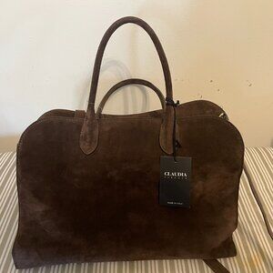 Claudia Firenze Brown Suede Handbag